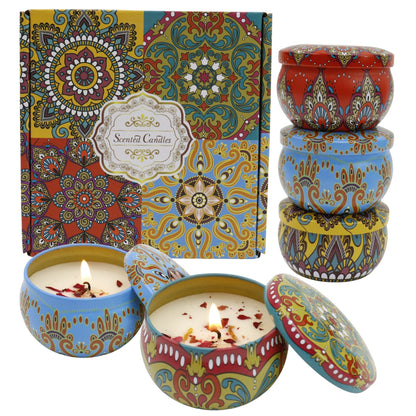 Bohemia 4pcs Fragrance Scented Candle SS51113-16 (3Pack)