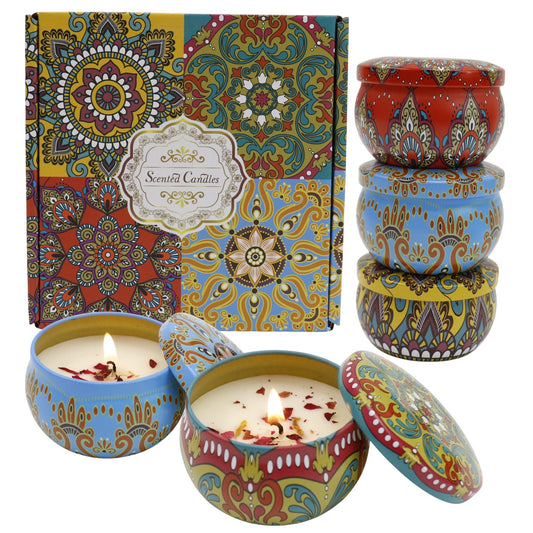 Bohemia 4pcs Fragrance Scented Candle SS51113-16 (3Pack)