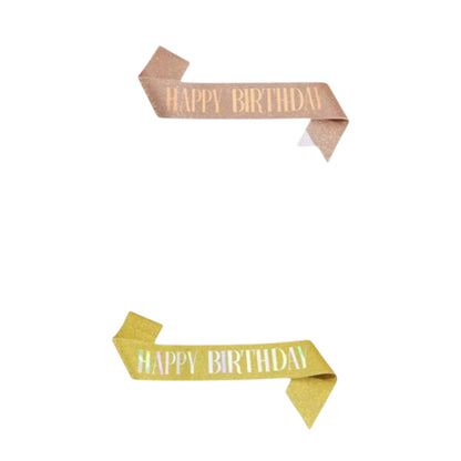 Happy Birthday Sash For Women SA5218-1 (12PC)