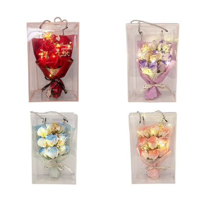 Led Rose Artificial Flower Bouquet SS51124-11 (12PC)
