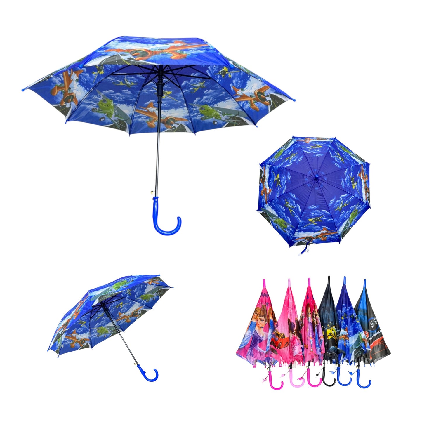 Cute Character Automatic Umbrella for Children UM5013 (12pc)