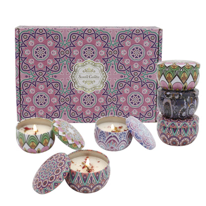 Bohemia 6pcs Fragrance Scented Candle AC5113-1 (3Pack)