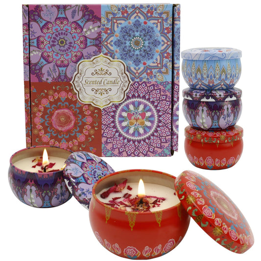 Bohemia 4pcs Fragrance Scented Candle SS51113-23 (3Pack)