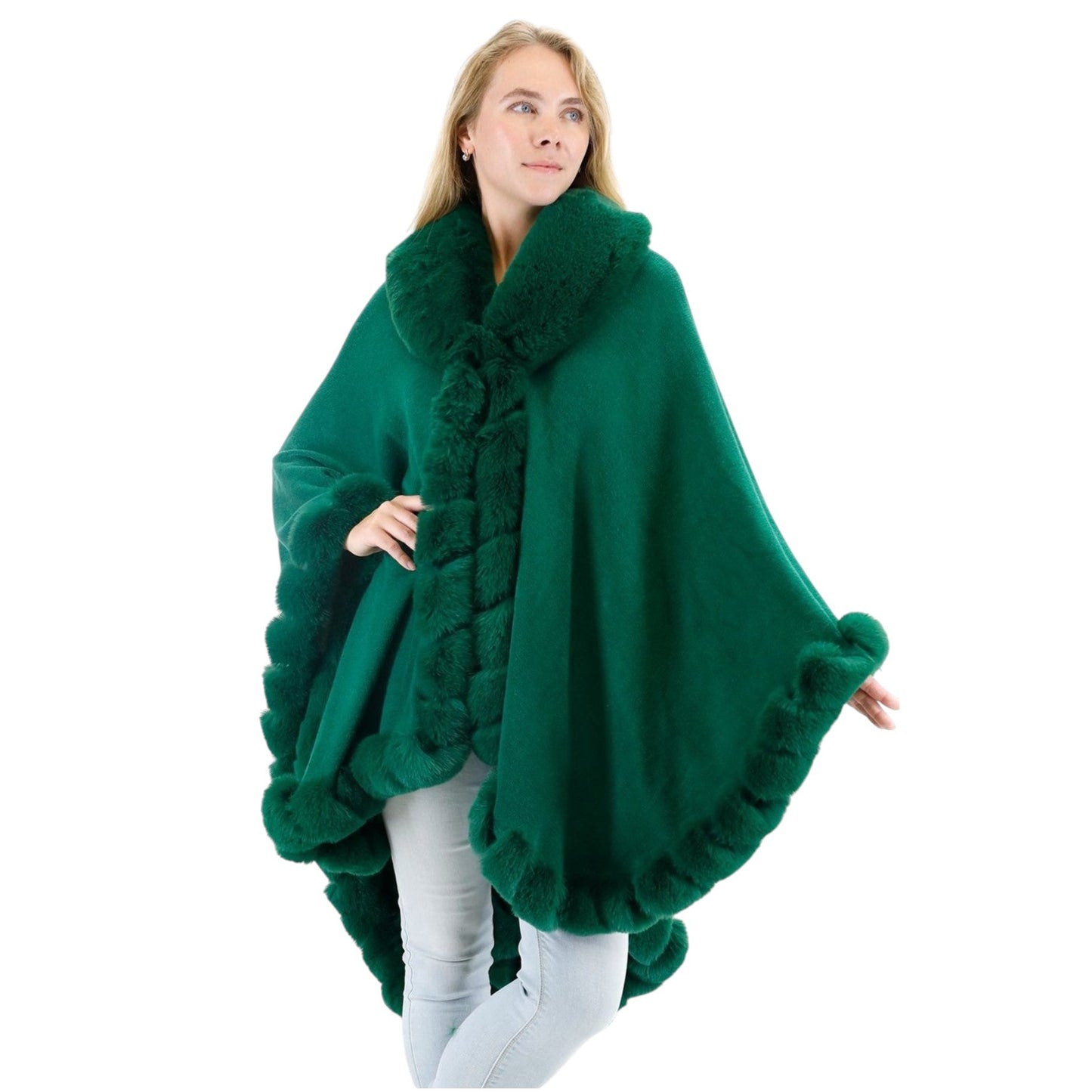 Solid Color Fur Shawl SW3719. (2PC)