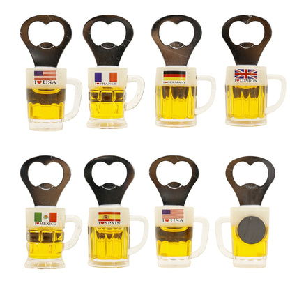 Mini Beer Mug Bottle Opener with Magnetic BO723-2. (12PC)