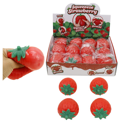 Straberry Flour Squishy Toy SS6607-2 (12PC)