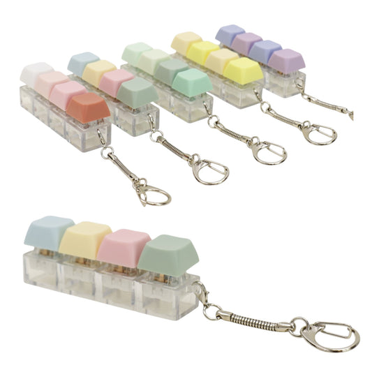 Pastel Click Keycap Fidget Keychain SS6426-8. (12)