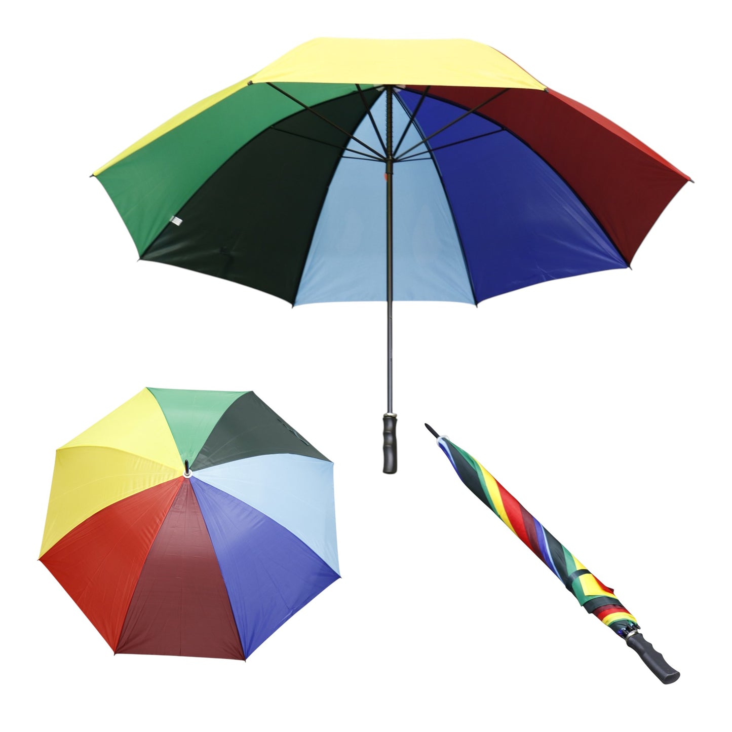 Rainbow 8 Panel Auto Open Fold Umbrella UM7604 (12PC)