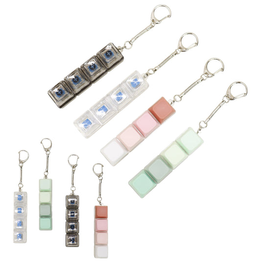 Pastel Clicky Keycap Fidget Keychain SS6426-12 (12)