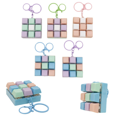 Colorful Keyboard Clicky Keycap Fidget Keychain  SS6426-1 (12)