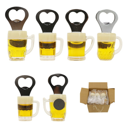Mini Beer Mug Bottle Opener with Magnetic BO720-1. (12PC)