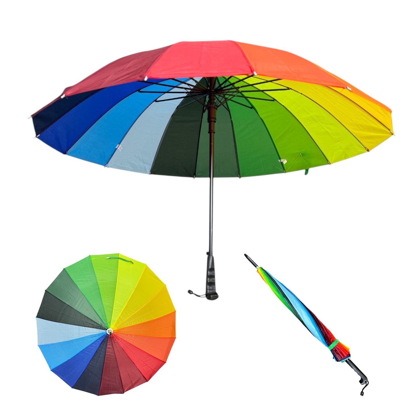 Rainbow 16 Panel Umbrella UM5616. (12PC)