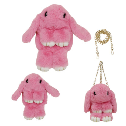 Pom Pom Bunny Crossbody Bag BG922 (3pc)