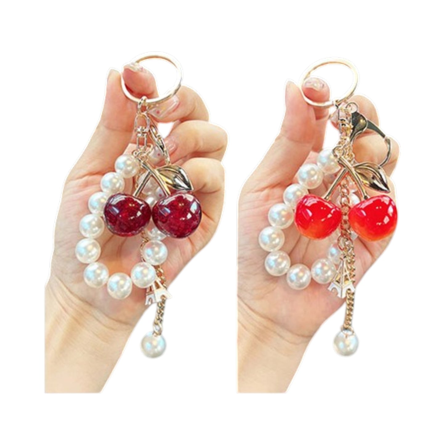 Cherry With Peal Keychain and Bag Charm JK6416-15 (12)