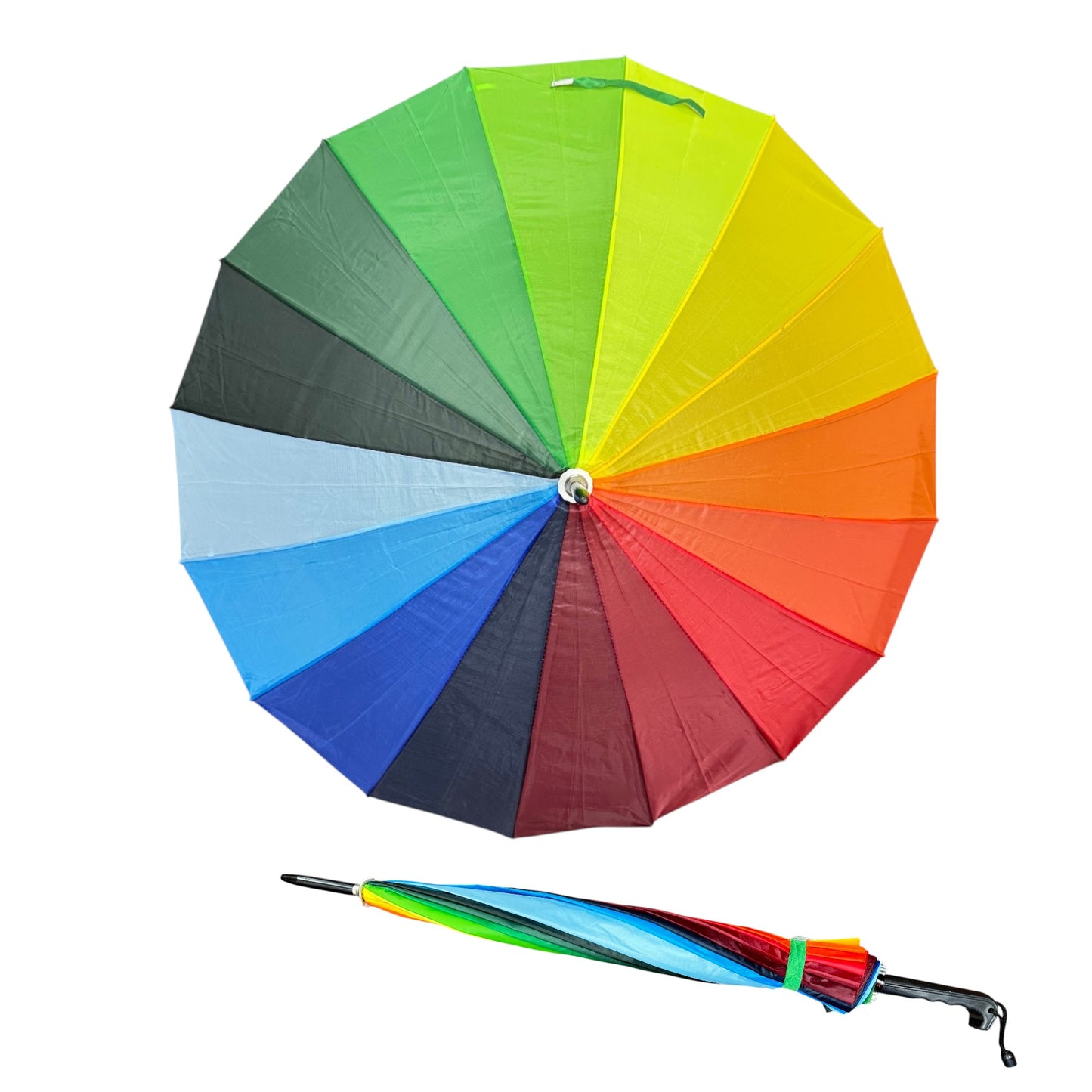 Rainbow 16 Panel Umbrella UM5616. (12PC)