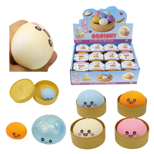 Mini Flour Squishy Dumpling With Steamer SS6510-48! (24PC)