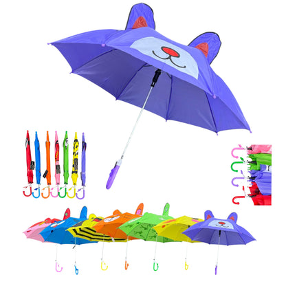 Kids Pointy Ear Animal Auto Open-Fold Umbrella UM4508 (12pc)