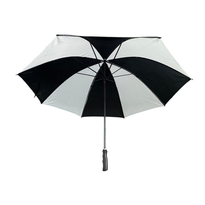 White and Black 8 Panel Auto Open Fold Umbrella UM7605 (12PC)