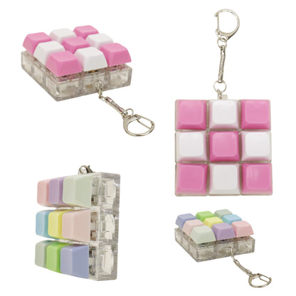 Pastel Clicky Keycap Fidget Keychain  SS6602-18 (12)