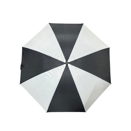 White and Black 8 Panel Auto Open Fold Umbrella UM7605 (12PC)