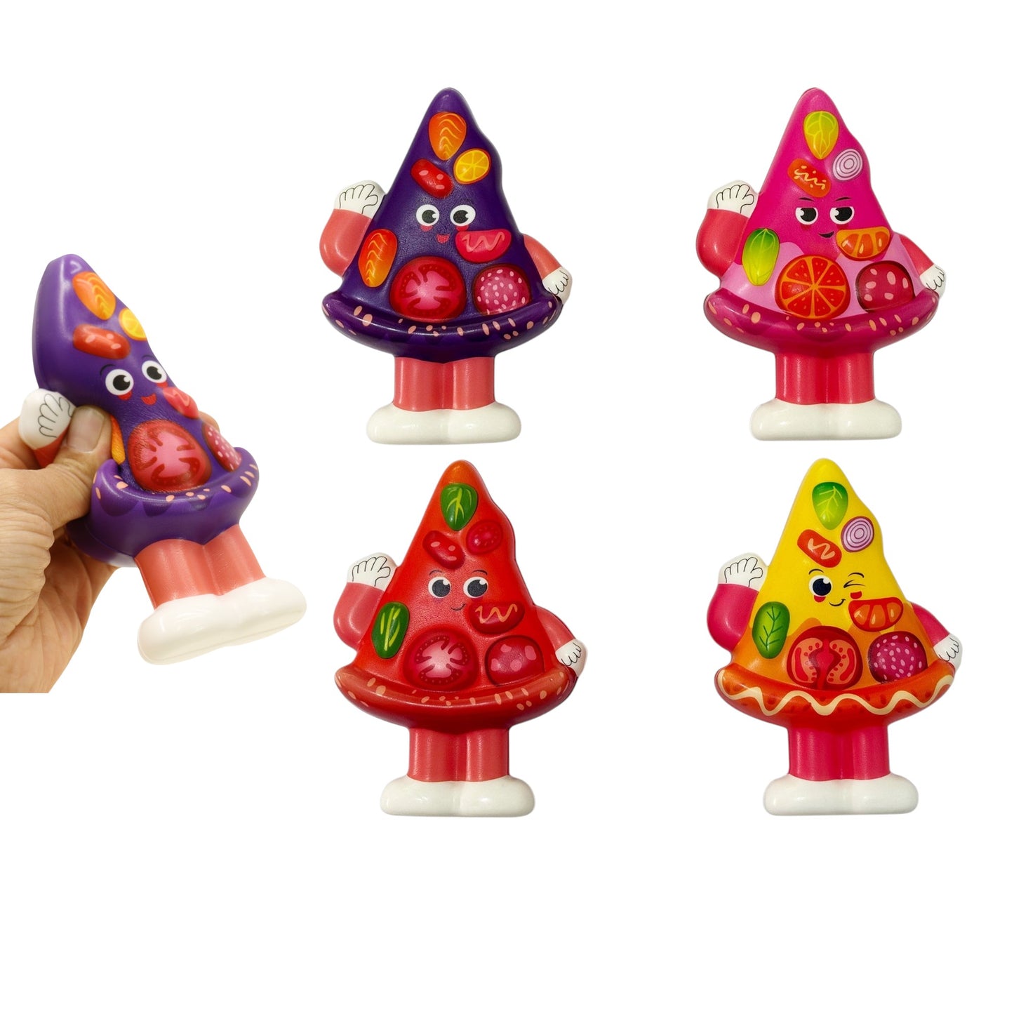 Cute Pizza Foam Sponge Squishy Toy SS6425-2 (12PC)