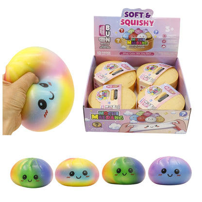 Supper Rainbow Soft Slime Filled Squishy Dumpling TR6511-4 (4PC)