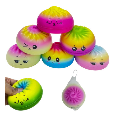Rainbow Foam Squishy Dumpling TY6404-10 (12PC)