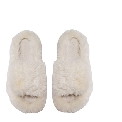 Pom Pom Fluffy Slide Slippers SS3429-57. (12PC)