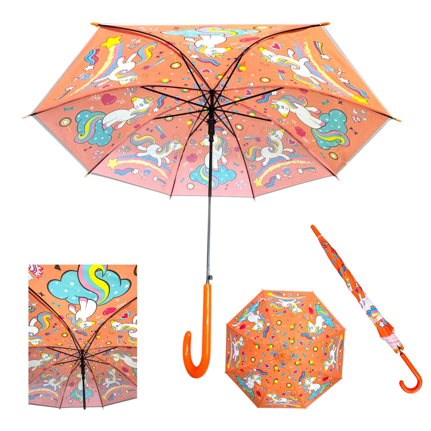 Kids Colorful Animal Auto Open-Fold Umbrella UM5022 (12pc)
