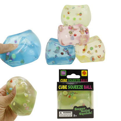 Colorful Cube Squishy Toy SQ6509-1 (12PC)