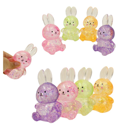 Glitter Maltose Sugar Bunny Squishy Toy SS6510-203 (12PC)