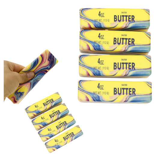 Marbled Salted Squishy Butter Toy JT66603-12 (12PC)