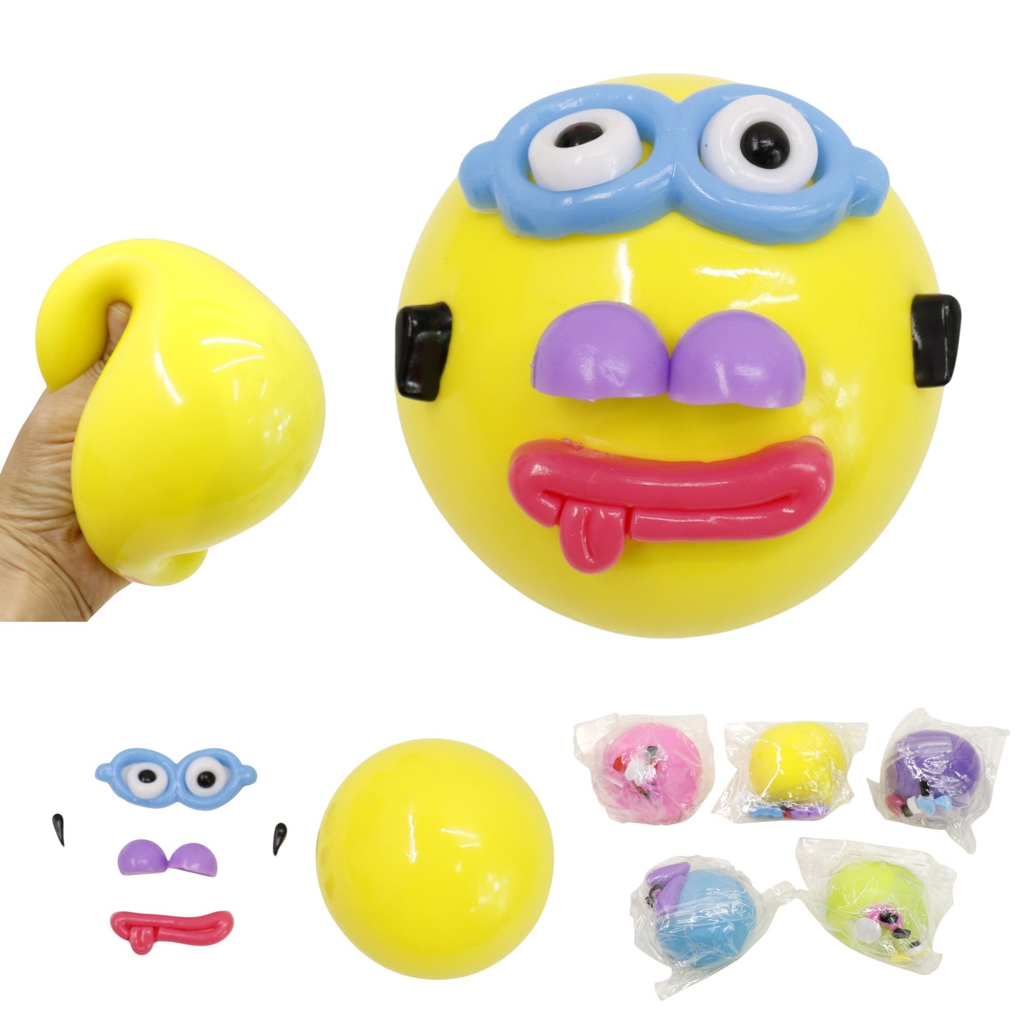 DIY Colorful Squishy Toy JT6507-1 (12PC)