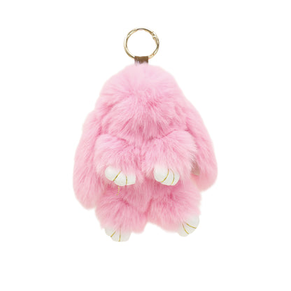 Cut Rabbit Pom Pom Key Chain KC0225-5. (3PC)