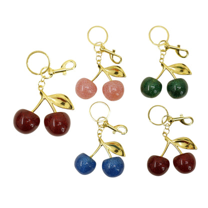 Cherry Rhinestone Keychain and Bag Charm JK6416-9 (12)