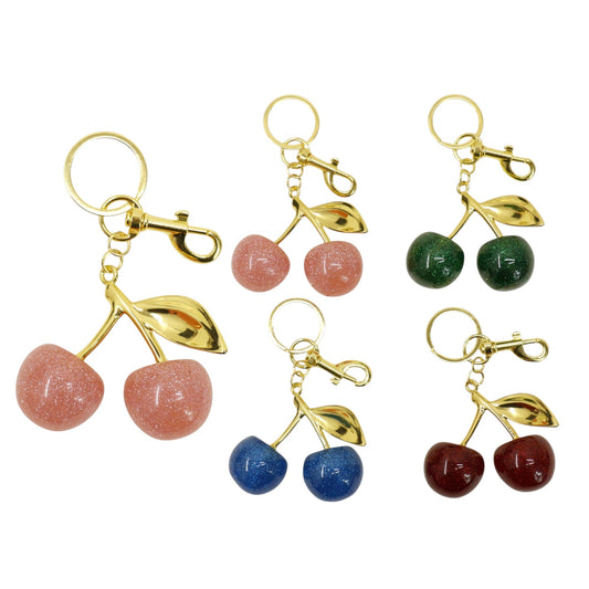 Cherry Rhinestone Keychain and Bag Charm JK6416-9 (12)