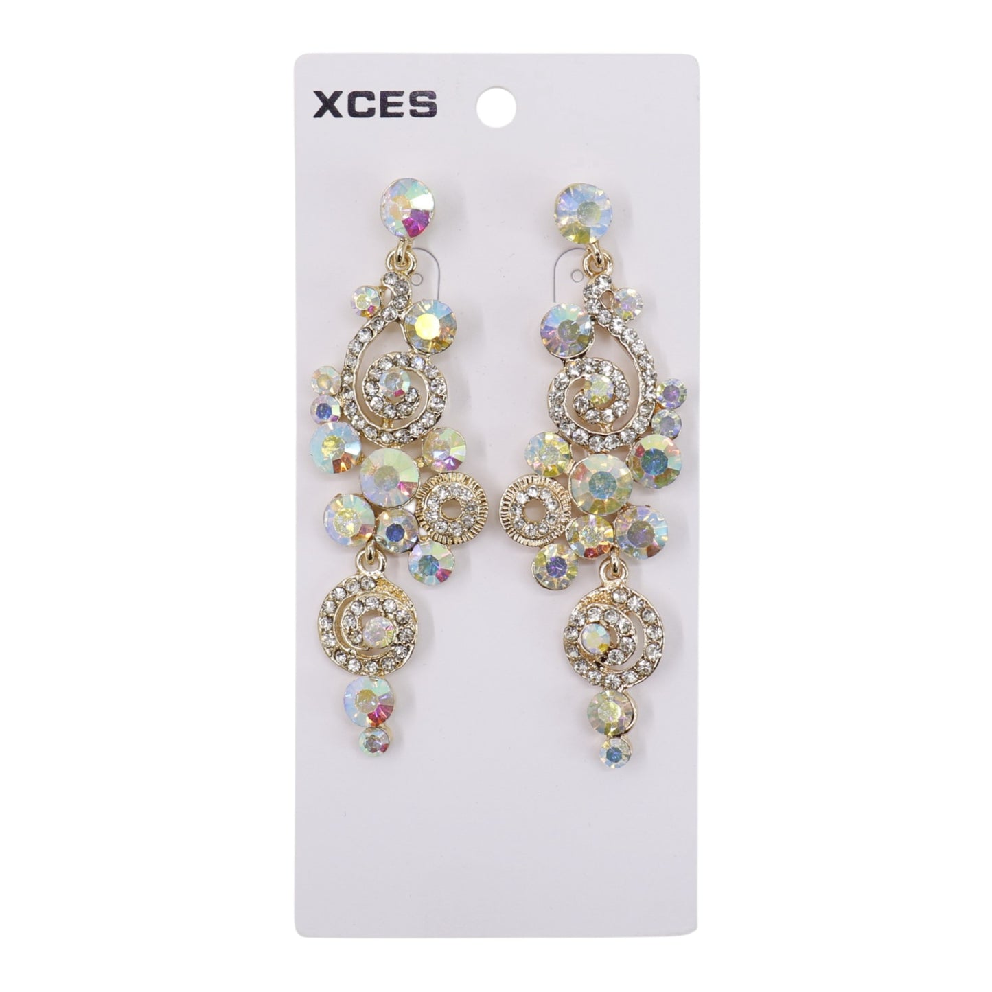 Oval Crystal Drop Bridal Earring JE72996 (3PAIR)