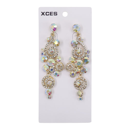 Oval Crystal Drop Bridal Earring JE72996 (3PAIR)