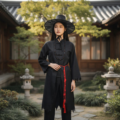 Gat Hat Korean Jeoseung Saja Death reaper Hat and Costume Wear Set SS5731-13 (1PC)