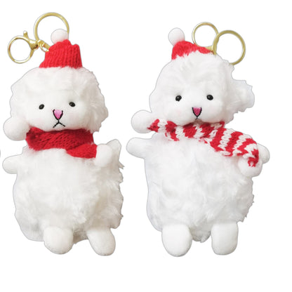 Christmas Muffler Lamb Key Chain  SS41014-23 (12PC)