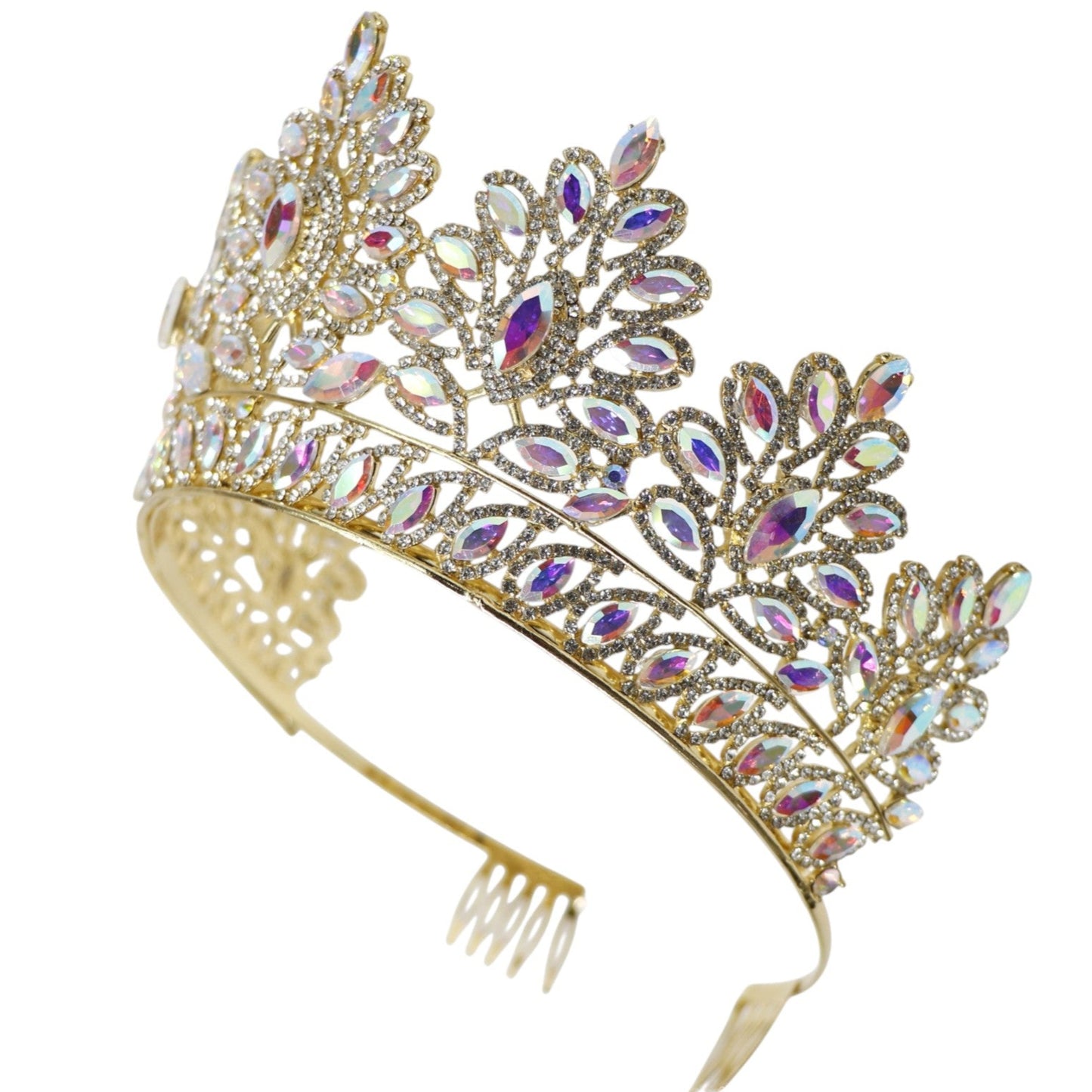 Crystal Tiara Crown HT0937. (1PC)