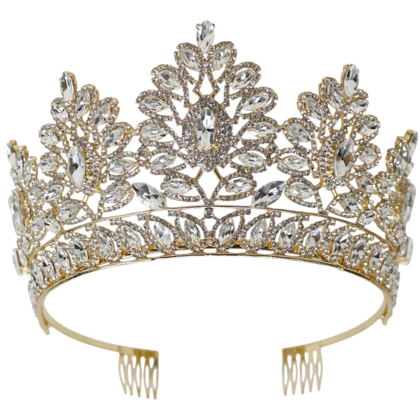 Crystal Tiara Crown HT0937. (1PC)