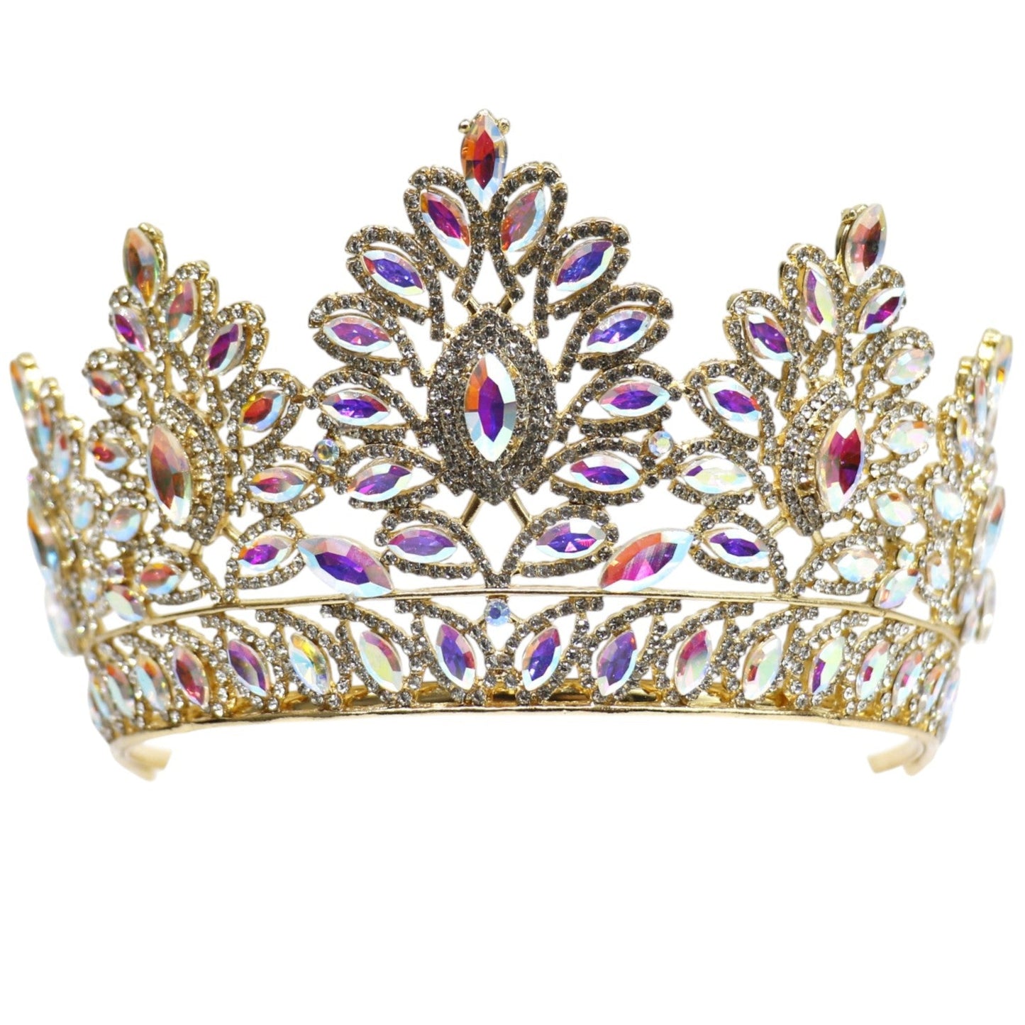 Crystal Tiara Crown HT0937. (1PC)