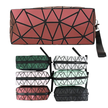 Geometric Triangle Pattern Makeup Pouch JB5526-14 (12PC)
