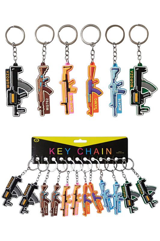 Toy Gun Key Chain KC21104-10 (12PC)