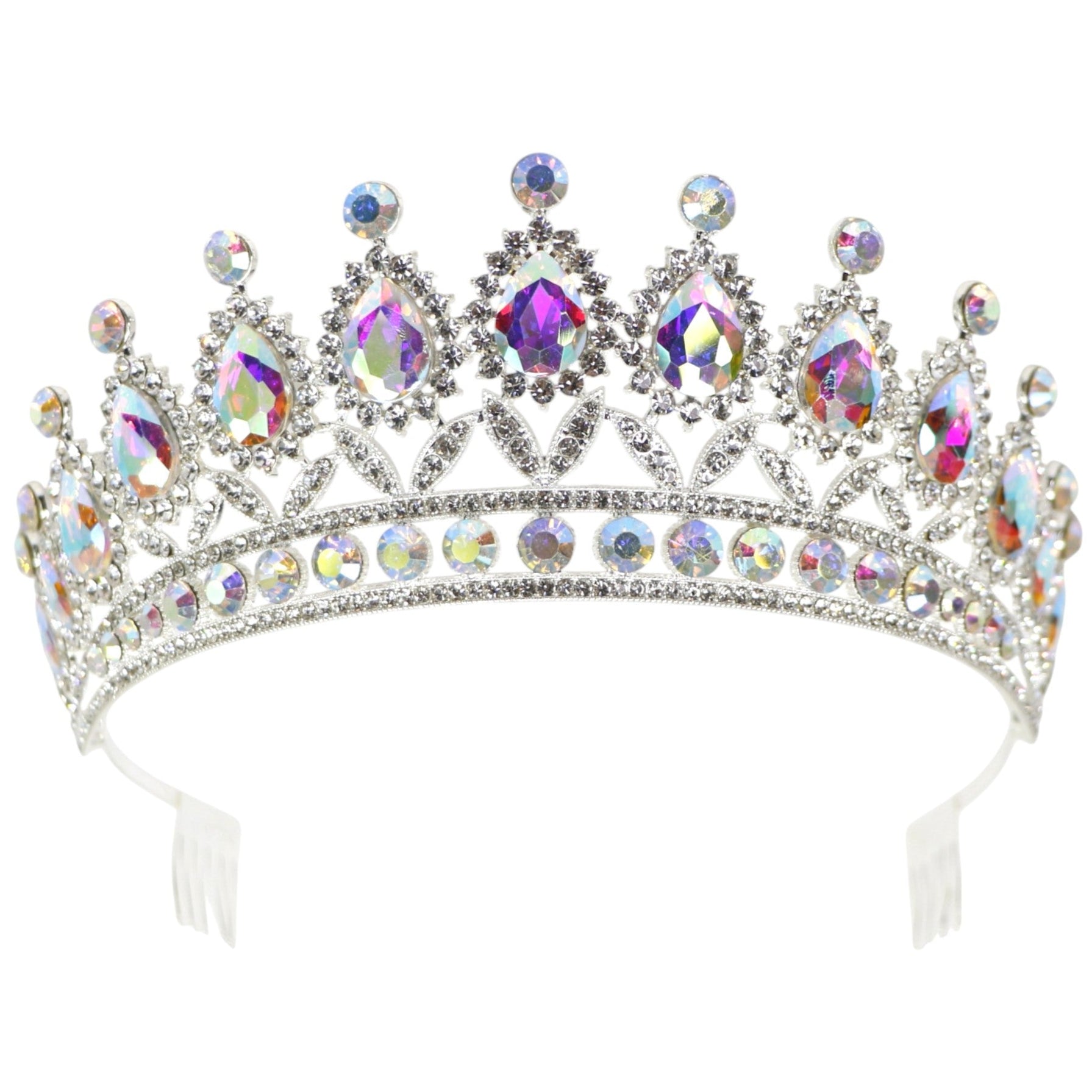 Crystal Tiara Crown HT879.. (2PC) – Tapa Fashion