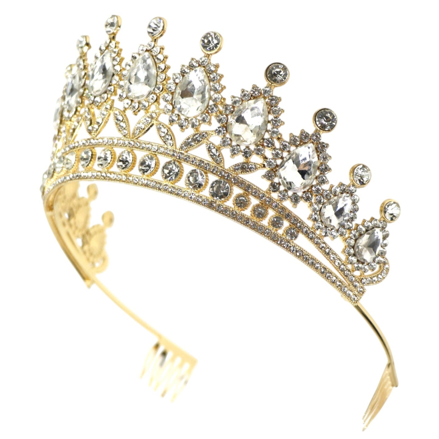 Crystal Tiara Crown HT0879. (1PC)