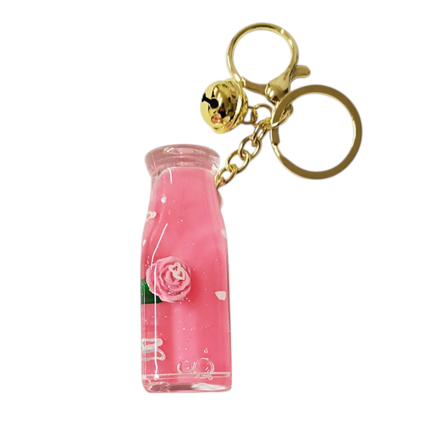Rose Liquid Jar Key Chain KC1208-16 (12PC)