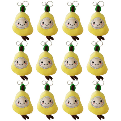 Rhinestone Lemon Plush Key Chain KC224-12 (12PC)