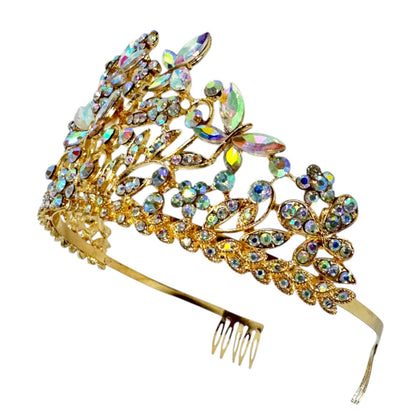 Crystal Tiara Crown CA1121-4 (2pc)